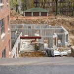 March 2009 - Construction had progressed to completion of exterior of Serviam Gardens building #2 and foundation of Serviam Towers #1, first of the two towers, had been dug.
